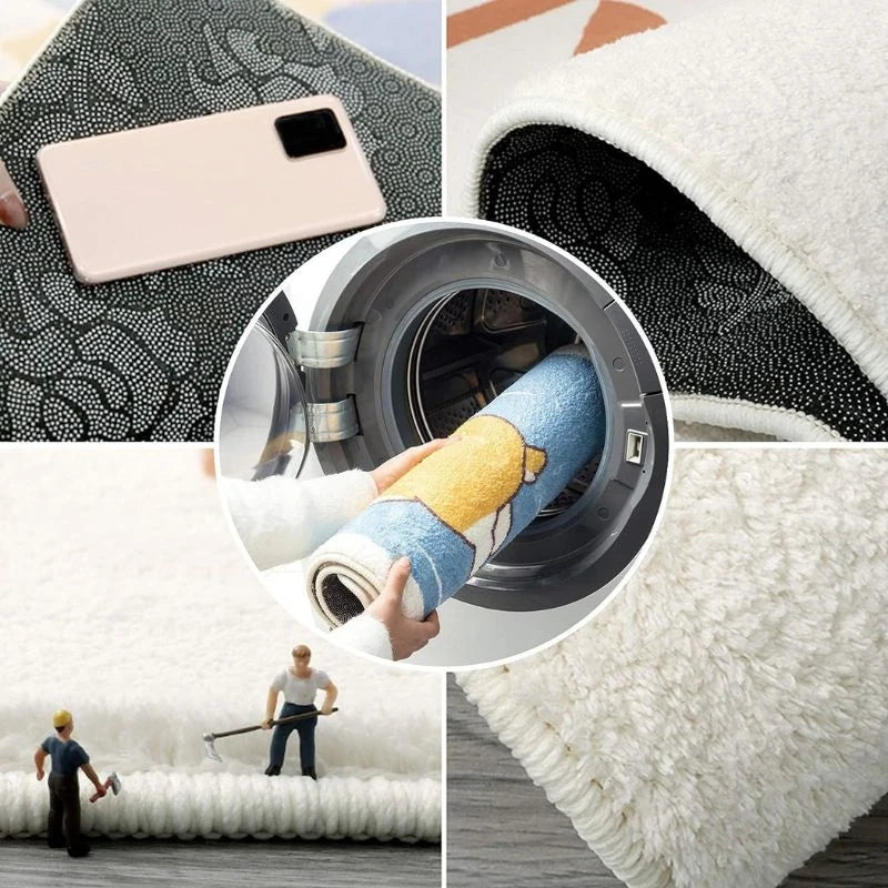 Dark Gothic Sunflower Rug – Absorbent Non-Slip Bath Mat & Bedside Carpet for Bedroom & Living Room