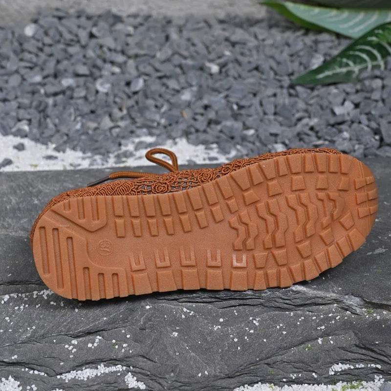 Women's Air Mesh Lace-Up Sneakers