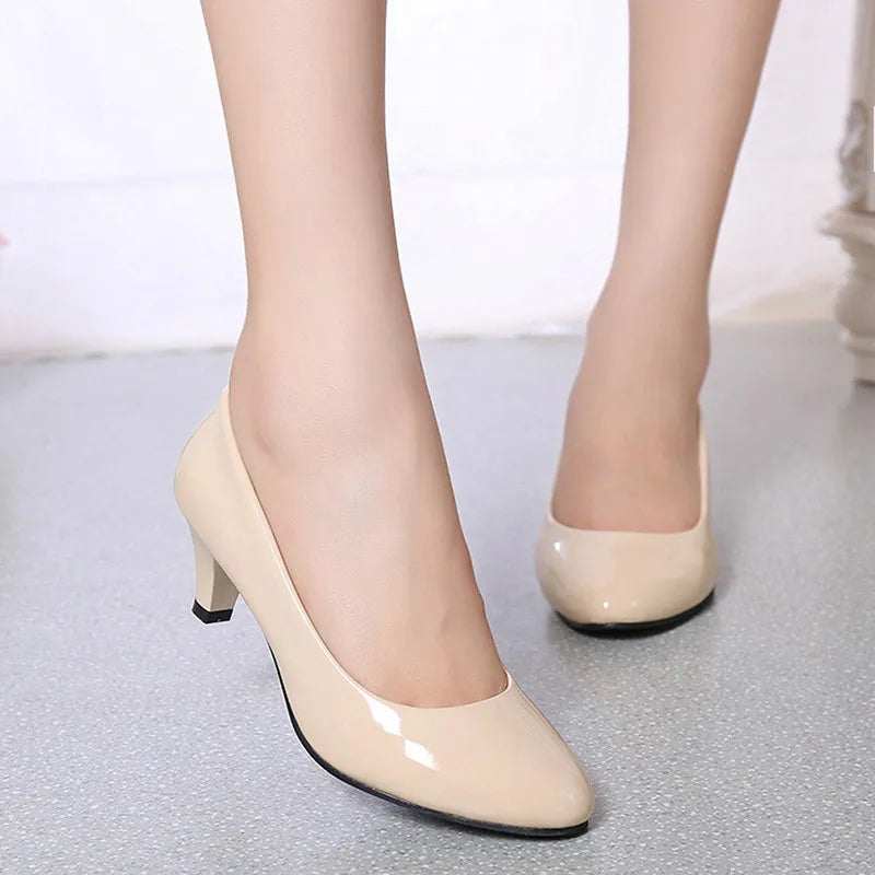 Women's Round-Toe Pumps with 5.5cm Heels