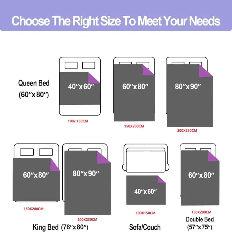 Waterproof Throw Blanket – Reversible Bed & Sofa Cover