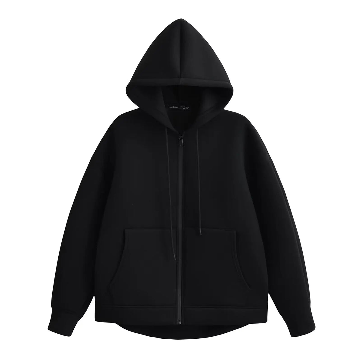 Women's Oversized Zip-Up Hoodie Coat – High Street Double Pocket Outerwear