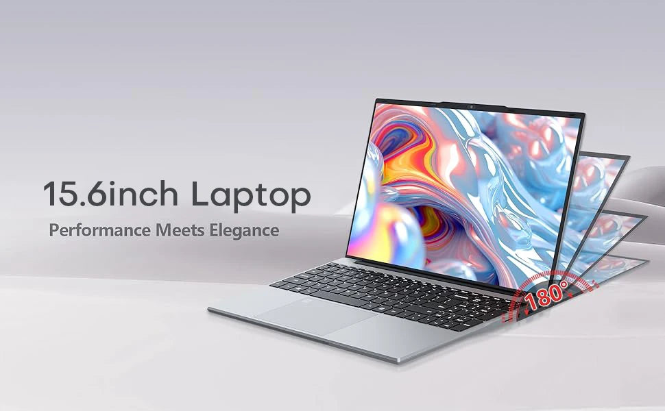 15.6" Ultra Slim Laptop – Intel Core i3-6100U, 16GB RAM, Up to 2TB SSD, Windows 11 Pro