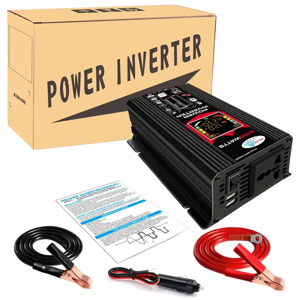4000W Solar Inverter Kit – 12V to 110V/220V Solar Panel System with Charge Controller