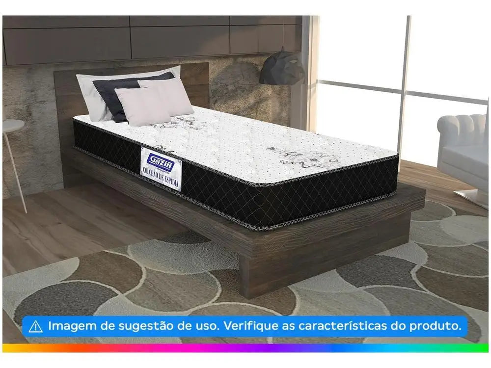 Single Foam Mattress – D33 Density, 15cm Thick, 78x188cm, Firm Support for Home & Dorm