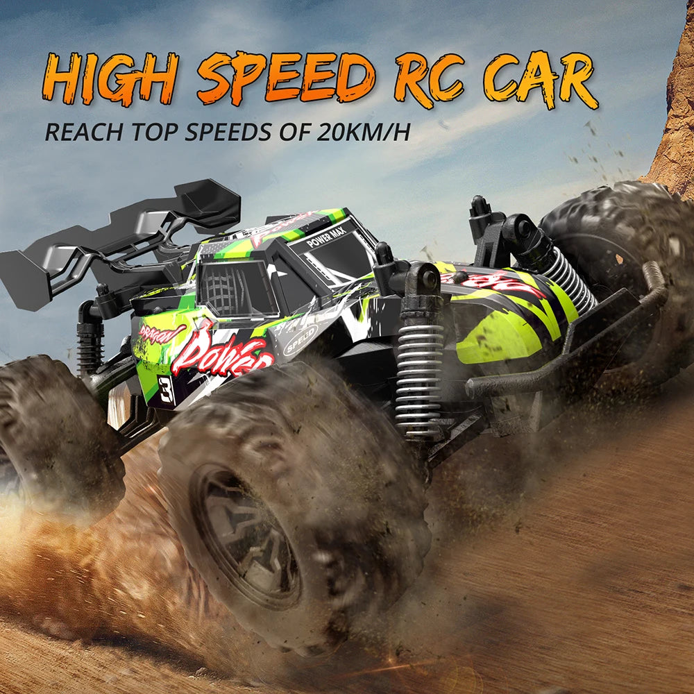 1:20 Scale 4WD RTR RC Monster Truck – High Speed Off-Road Climbing Drift Remote Control for Kids