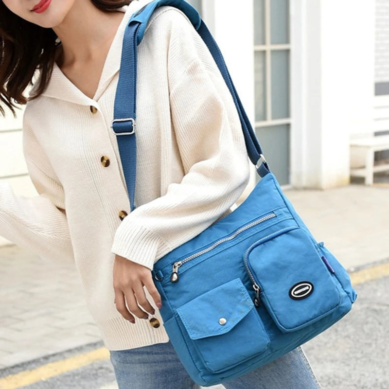 weixier Waterproof Nylon Large Capacity Crossbody Shoulder Tote – Designer Business Handbag for Women