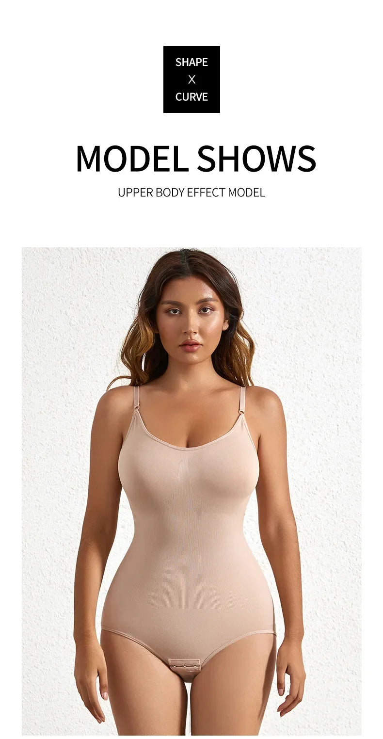 Seamless Tummy Control Butt-Lifting Bodysuit Shaper — Everyday Shapewear for Women