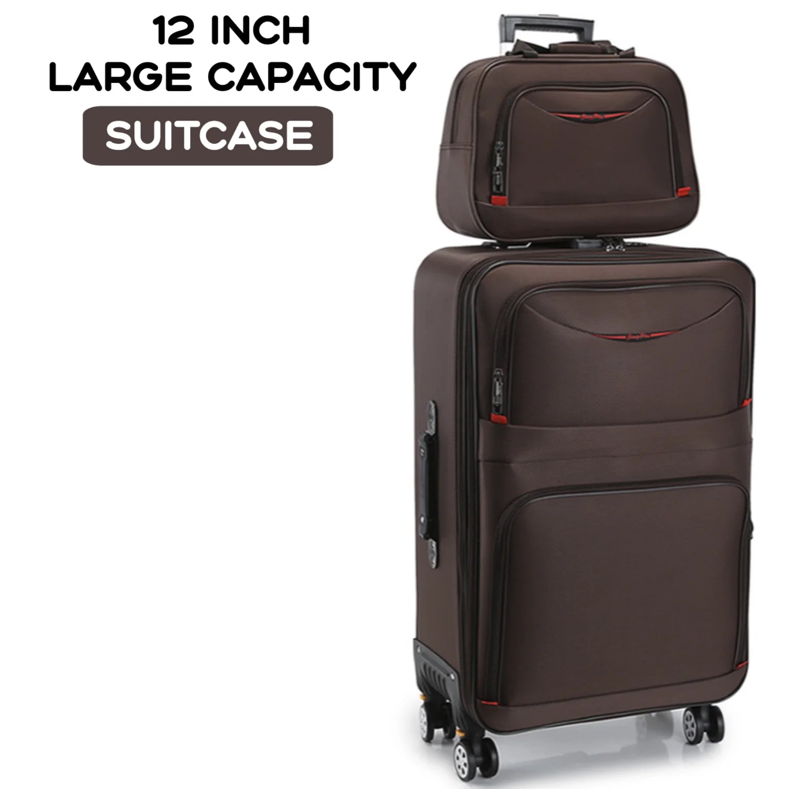 Women's Oxford Luggage Set — Large Capacity, 20"-28"