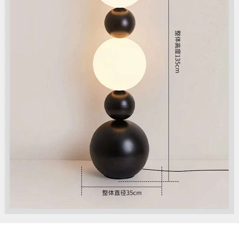 Black Floor Lamp – Warm or White LED Lighting