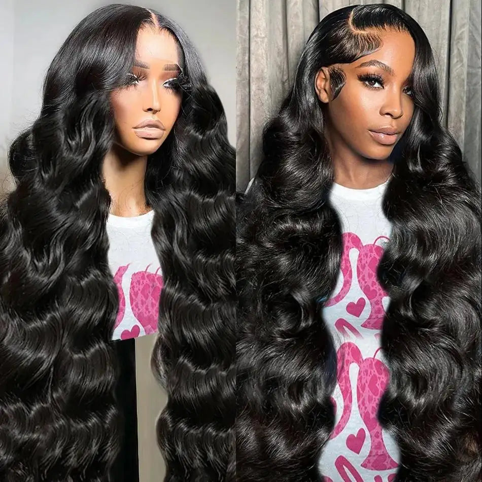 HD Transparent 13x4 13x6 Body Wave Lace Front Wig Pre Plucked 360 Lace Frontal Wig Human Hair Wigs For Women 5x5 Closure Wig