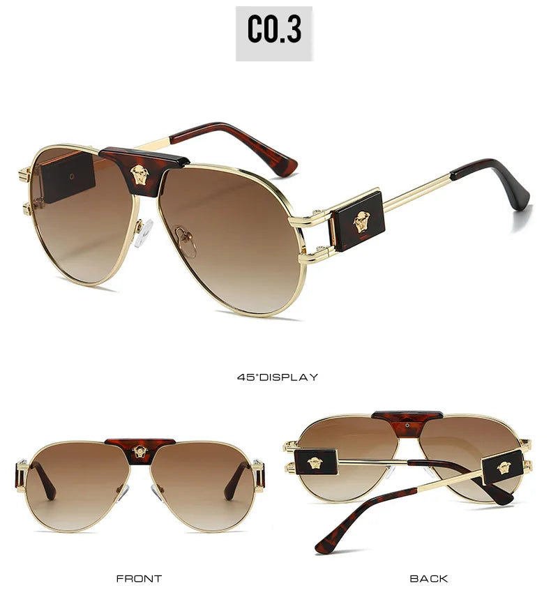 Women's Classic Aviation Pilot Sunglasses | Designer UV400 Sun Glasses