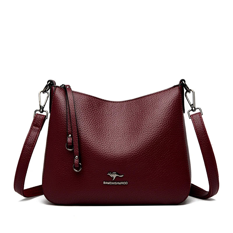 Luxury PU Tote Bag – Sequin & Tassel Designer Shoulder Crossbody Handbag for Women