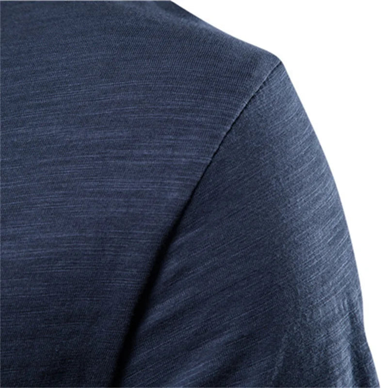 Men's 100% Cotton O-Neck Short Sleeve T-Shirt — Classic Crew Neck Essential