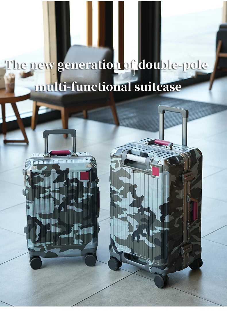 PC Wide-Handle Carry-On Luggage – 20–30 Inch