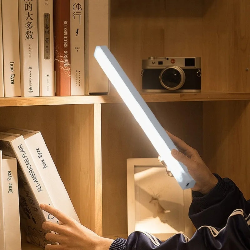 Wireless Motion Sensor LED Bar Light – USB-C Rechargeable, Magnetic Cabinet Lamp, 3 Color Temps, 4 Sizes