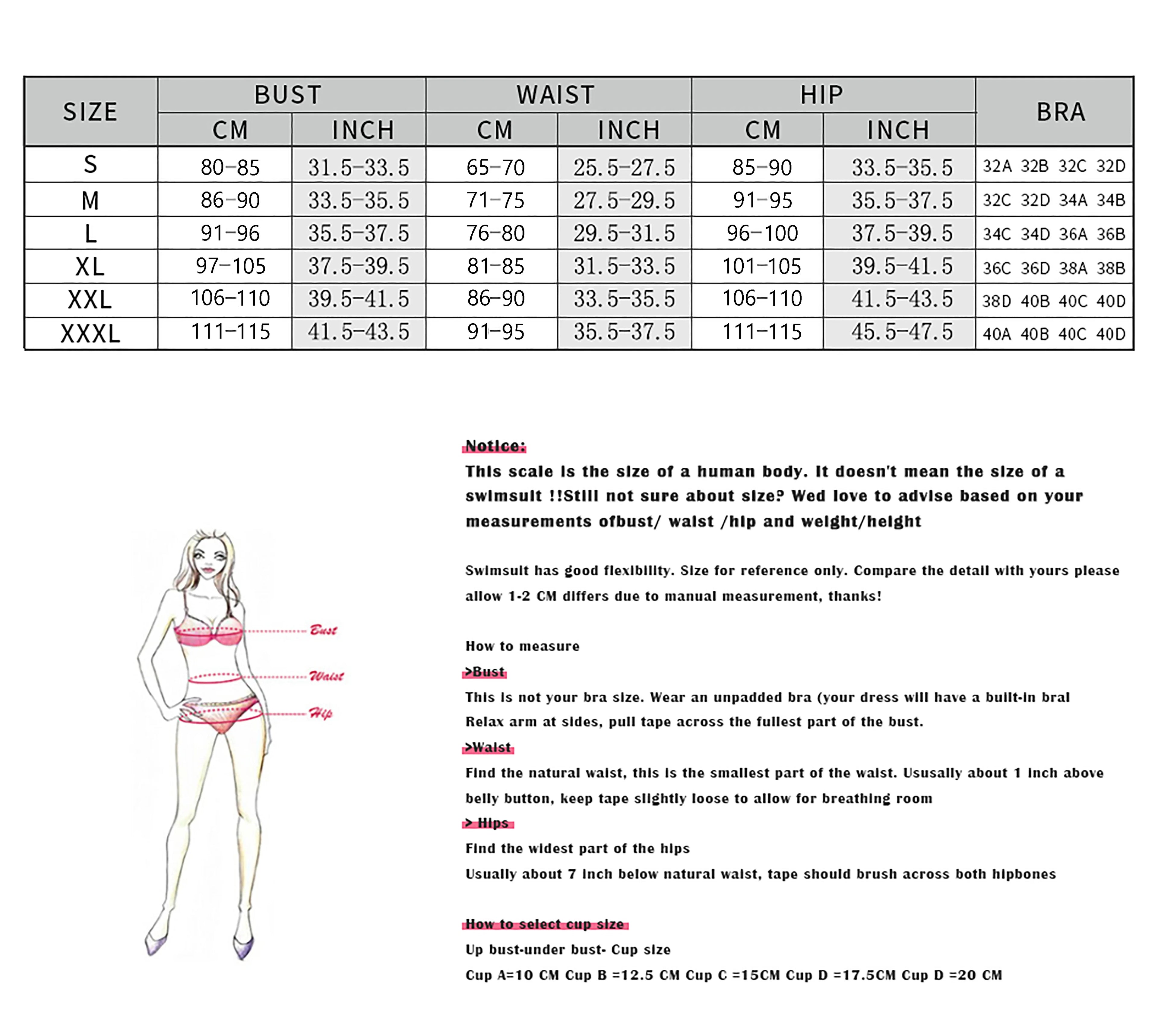 Striped Bikini Set for Women | 3-Piece with Skirt, Thin Strap, Wire-Free, Summer Swimwear S-L