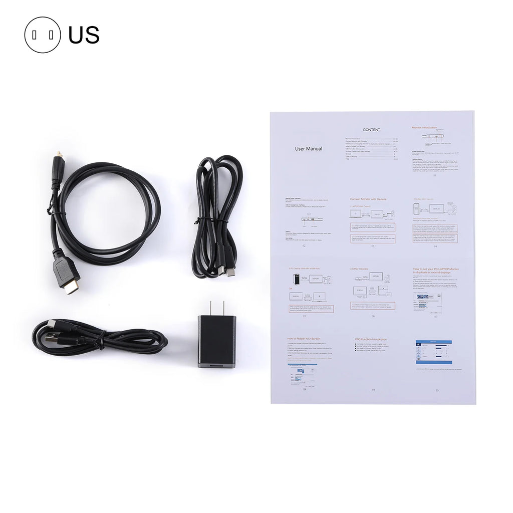 15.6-Inch Dual Screen Portable Monitor – Full HD IPS Touch
