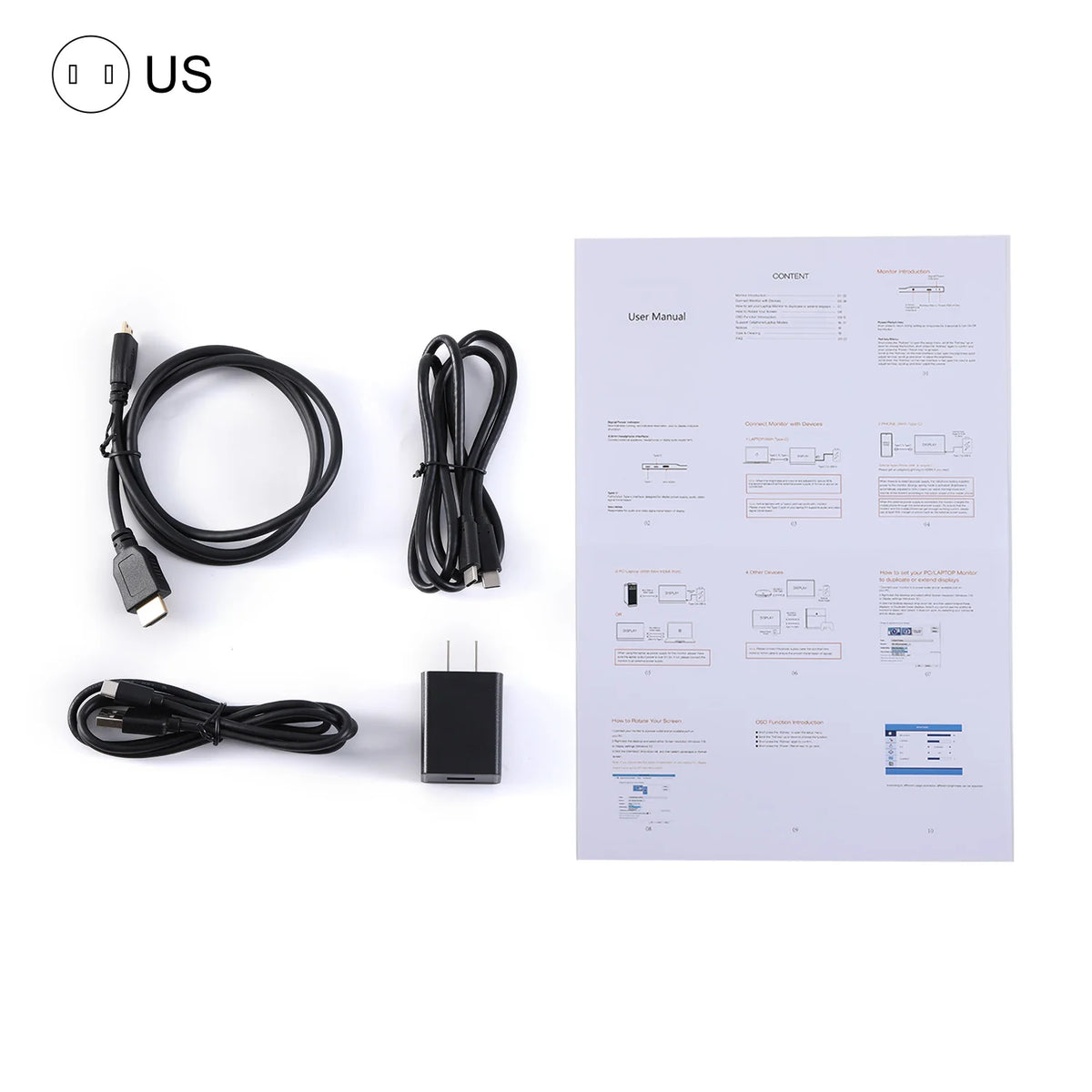 15.6-Inch Dual Screen Portable Monitor – Full HD IPS Touch