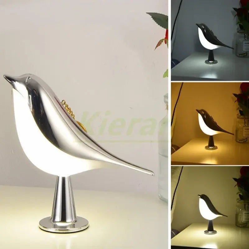 Bird Touch Lamp – Dimmable Tricolor Lighting