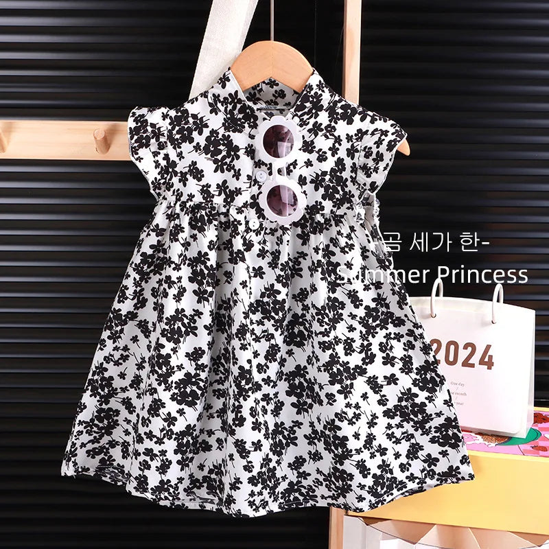 Baby Girls A-Line Beach Dress — Soft Breathable Holiday Dress (2025)