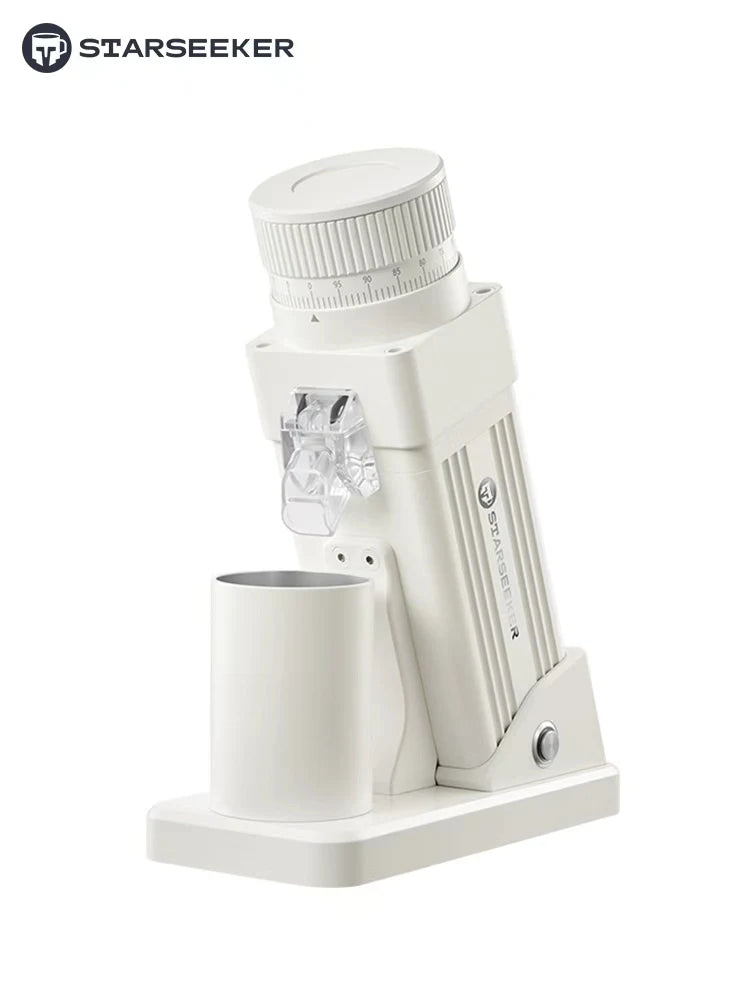 Electric Burr Coffee Grinder — 72W Conical Burr, 11+ Grind Settings, Aluminum Body