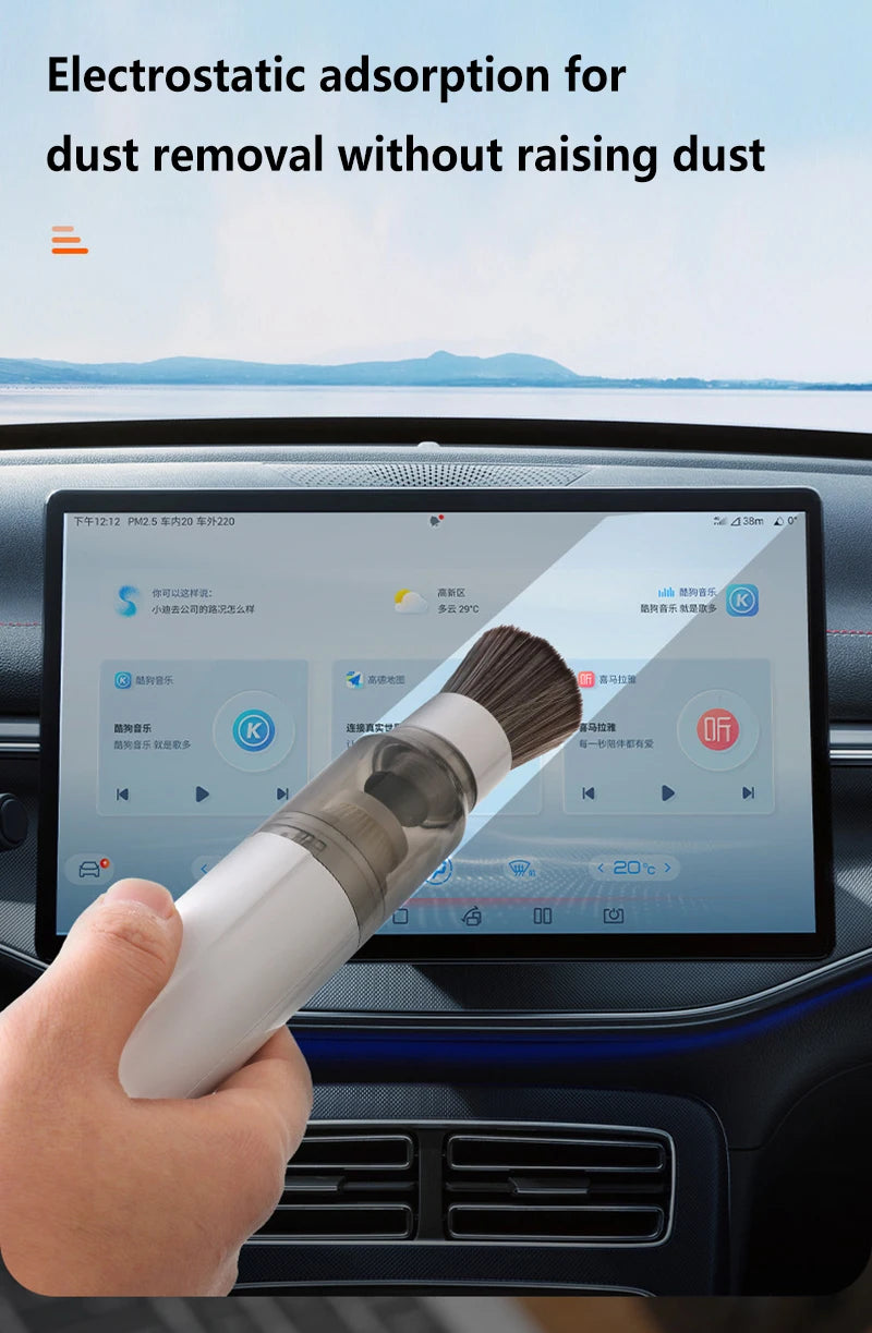 Mini Handheld Vacuum Cleaner – 3-in-1 Car & Desk Cleaner