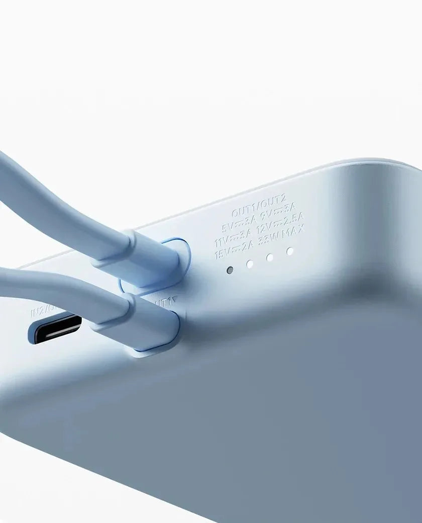 Xiaomi 10000mAh Magnetic Power Bank 33W – Built-in USB-C Cable, Wireless Charging for iPhone & Android