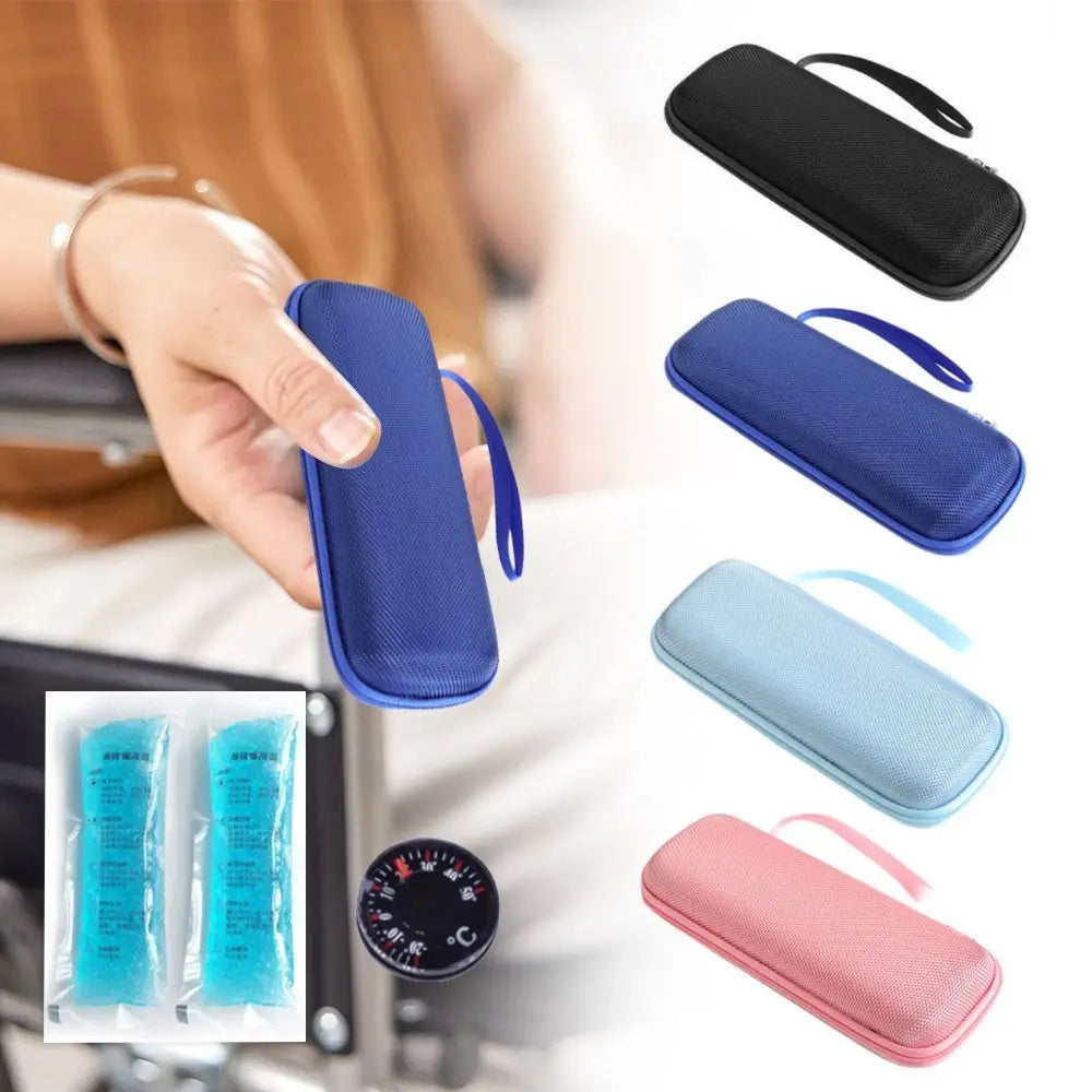 Waterproof EVA Insulin Cooling Bag with Gel Pack – Thermal Insulated Diabetic Pen Case for Travel