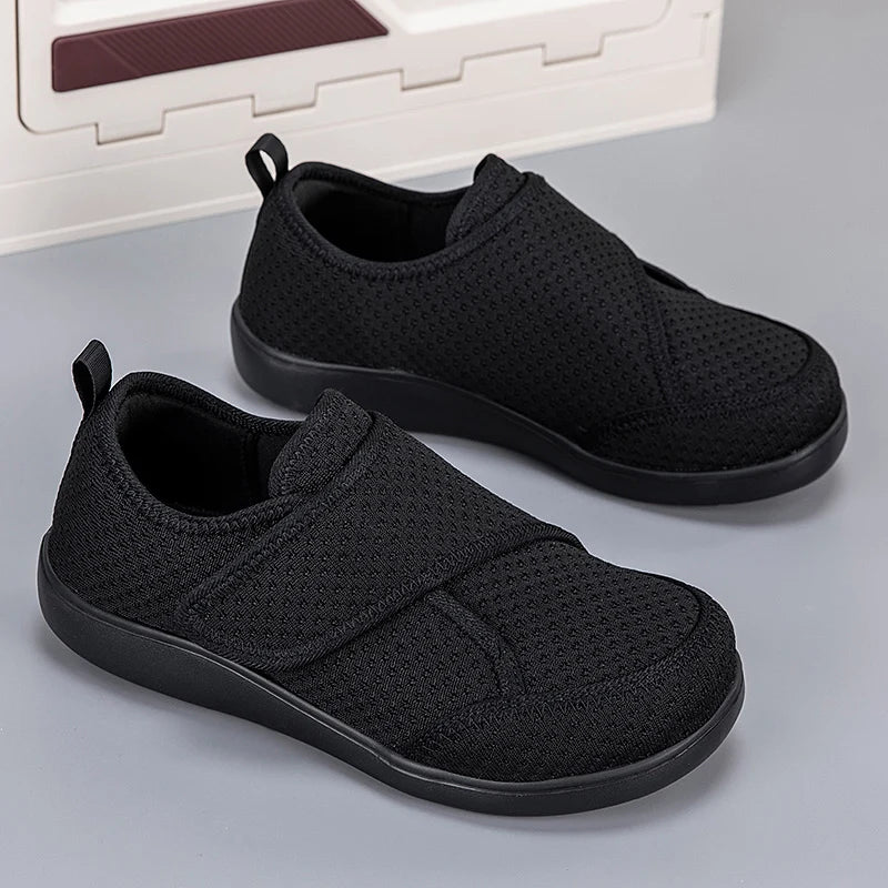 Adjustable Open-Toe Diabetic Shoes for Elderly – Wide Fit Orthopedic Sandals