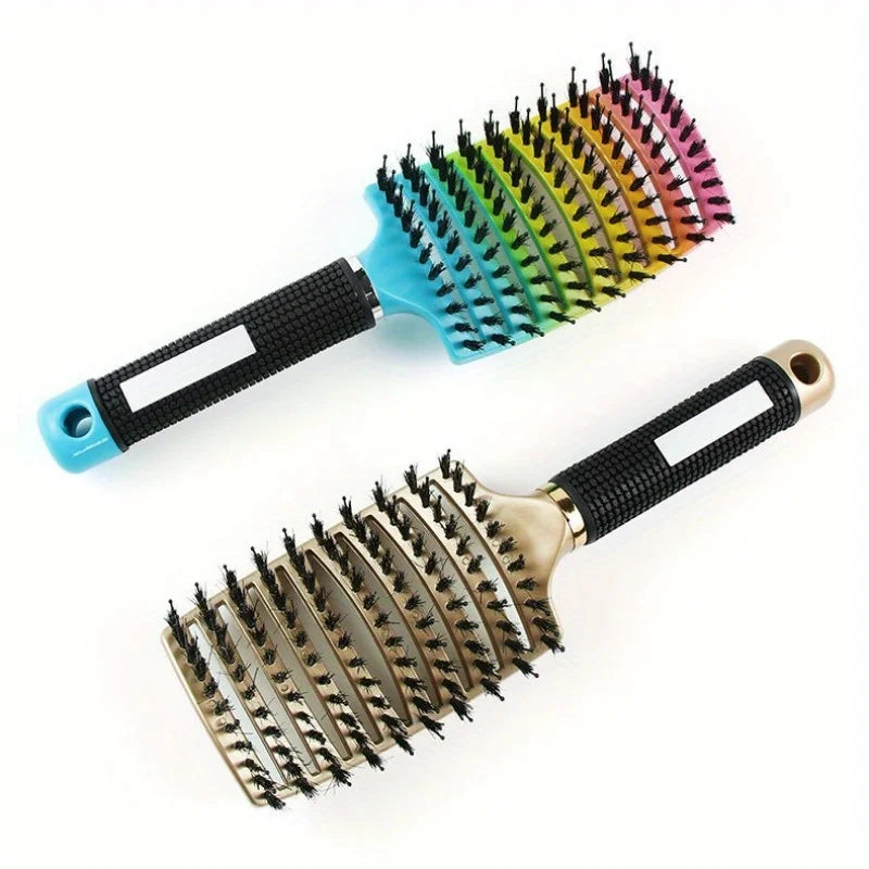 Scalp Massage Hair Brush – Professional Detangling Tool for Wet & Curly Hair
