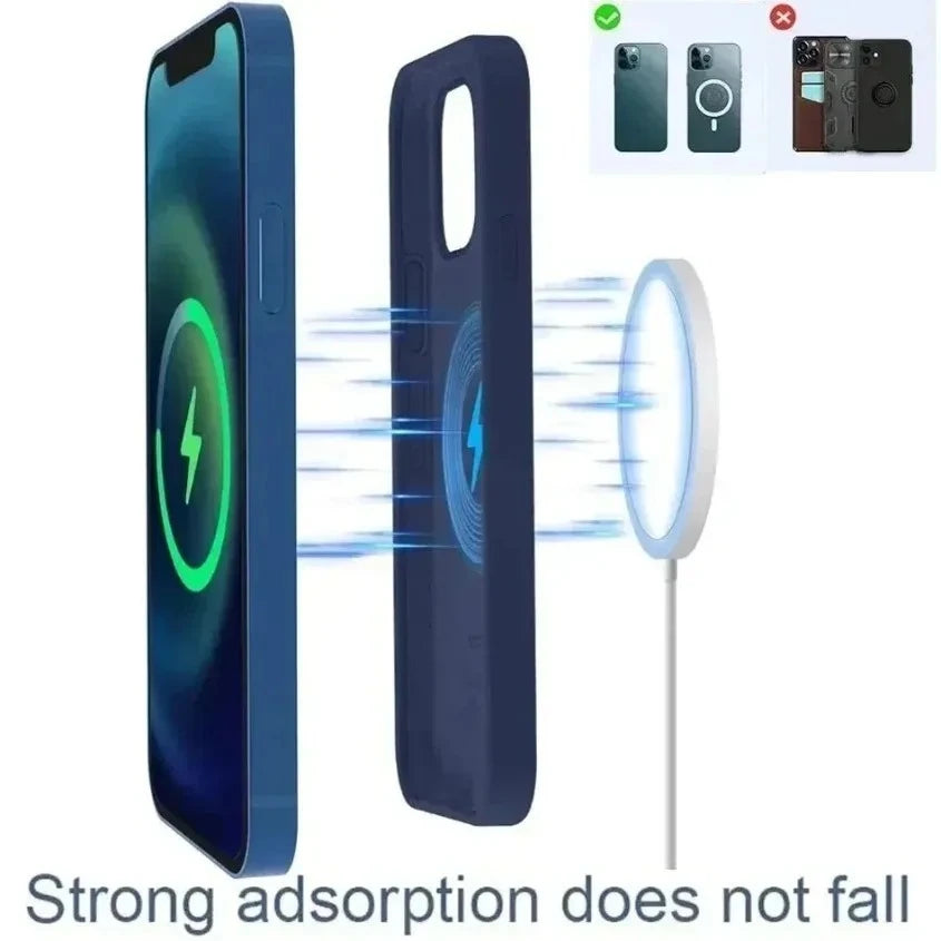 30W Magnetic Wireless Fast Charger for iPhone 16 15 14 Pro Max & iPad