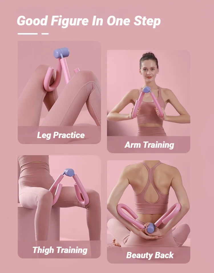 Inner Thigh & Pelvic Floor Trainer – Leg Clamp Fitness Equipment for Women, Slim Thighs & Tightening at Home