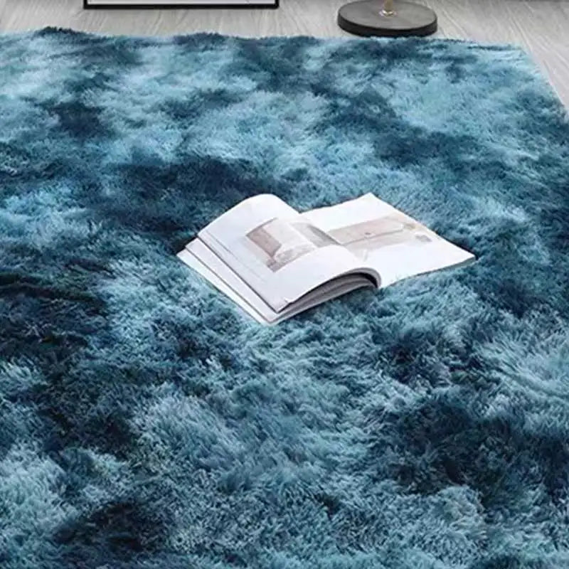 Fluffy Area Rug – Nordic Style Non-Slip Bedroom & Living Room Carpet, 8 Colors & 7 Sizes