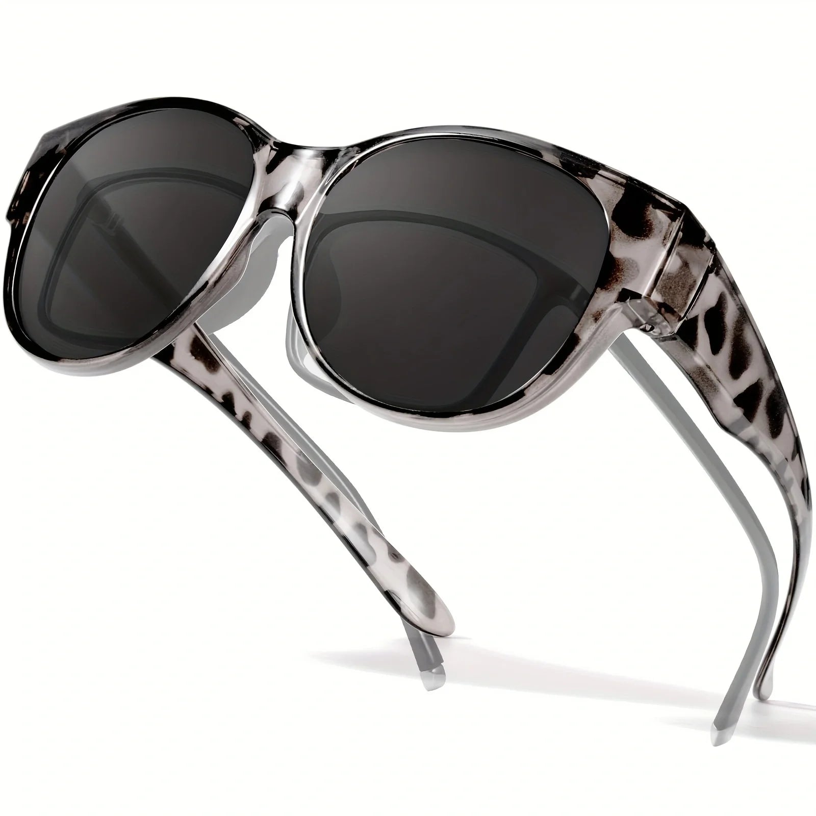 Polarized Fit-Over Sunglasses | Lightweight Over-Glasses UV Protection for Women