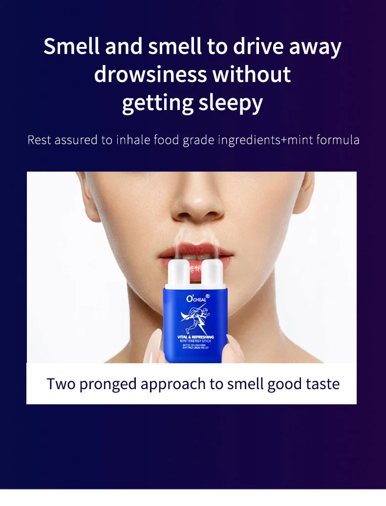Dual Hole Aromatherapy Inhaler Stick 3.6g – Energizing Scent Vapor Bar