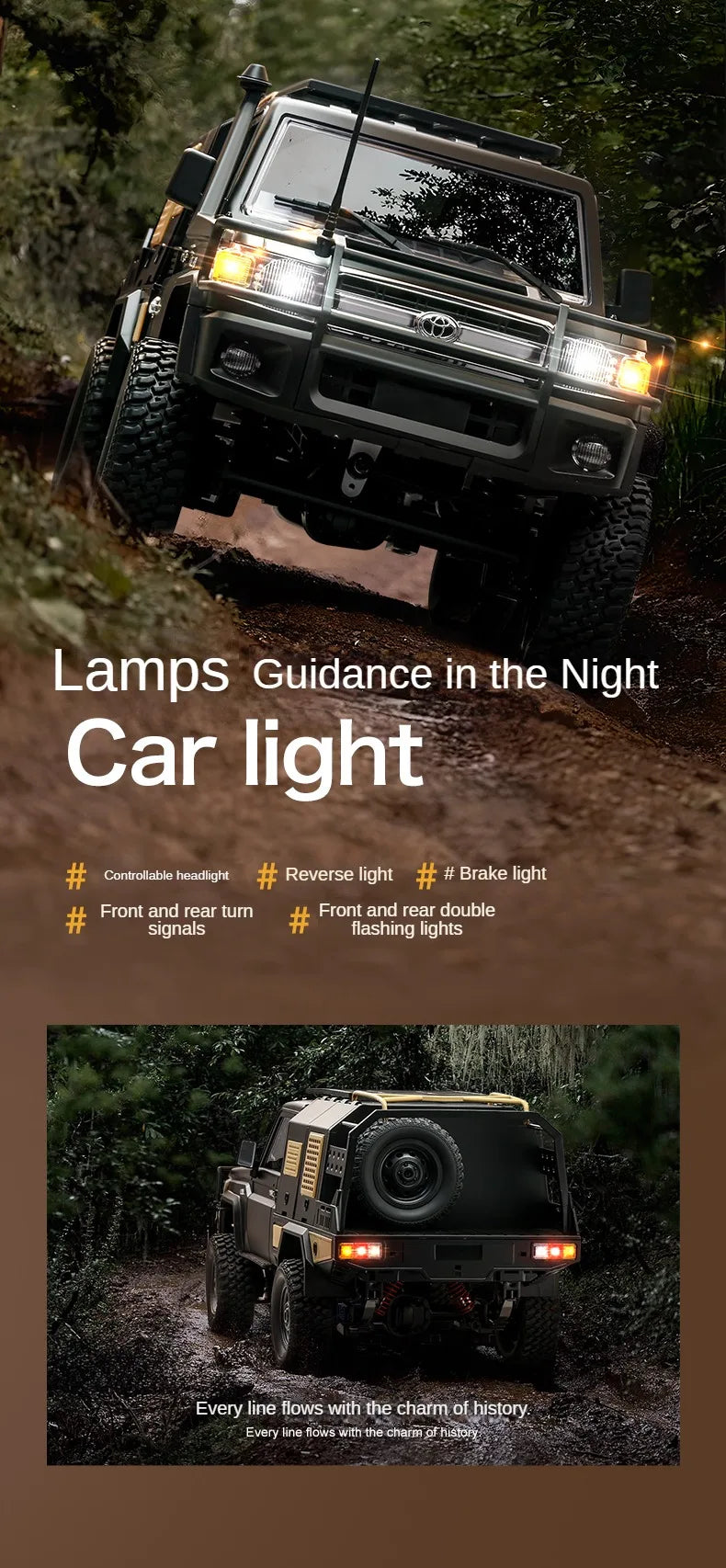 MN82 / MN82S / LC79 1:12 Scale 4WD RC Pickup Truck – Remote Control Off-Road Crawler for Kids