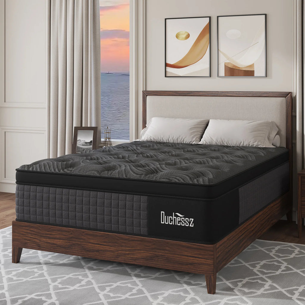 10"/12"/14" Gel Memory Foam Pocket Spring Hybrid Mattress – Medium Firm, Twin to King, Boxed