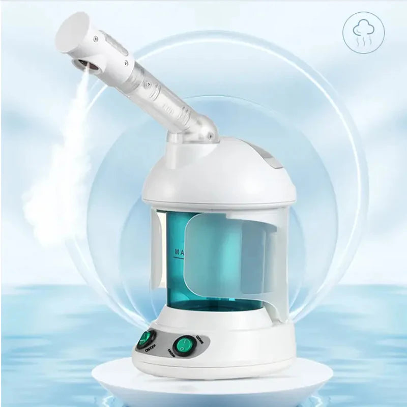Ozone Facial Steamer & Cold Mist Sprayer – 3-in-1 Hot Steam, Cold Mist & Hair Baking Oil Spa Beauty Device
