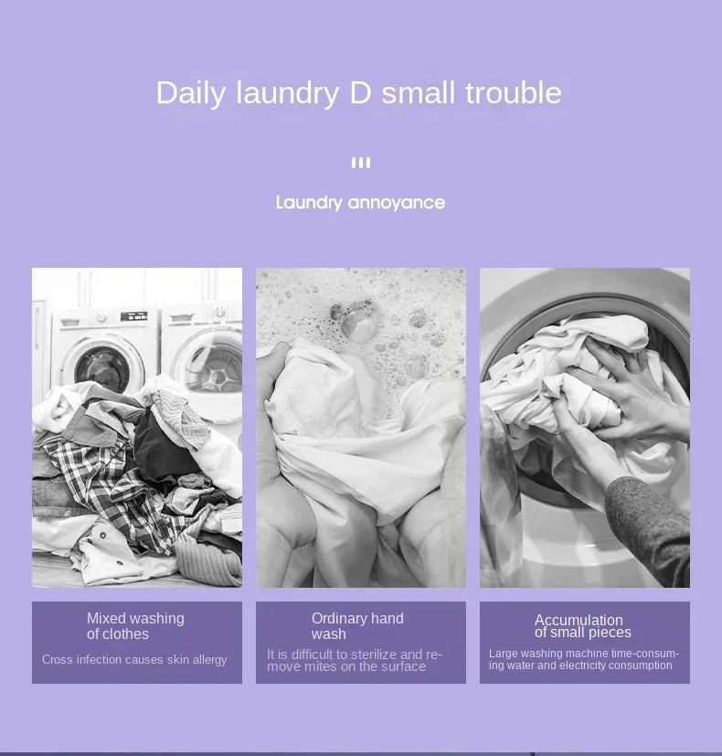 Portable Washing Machine And Dryer Combination,Mini Folding Washing Machine With Disinfection Function For Socks And Underwear