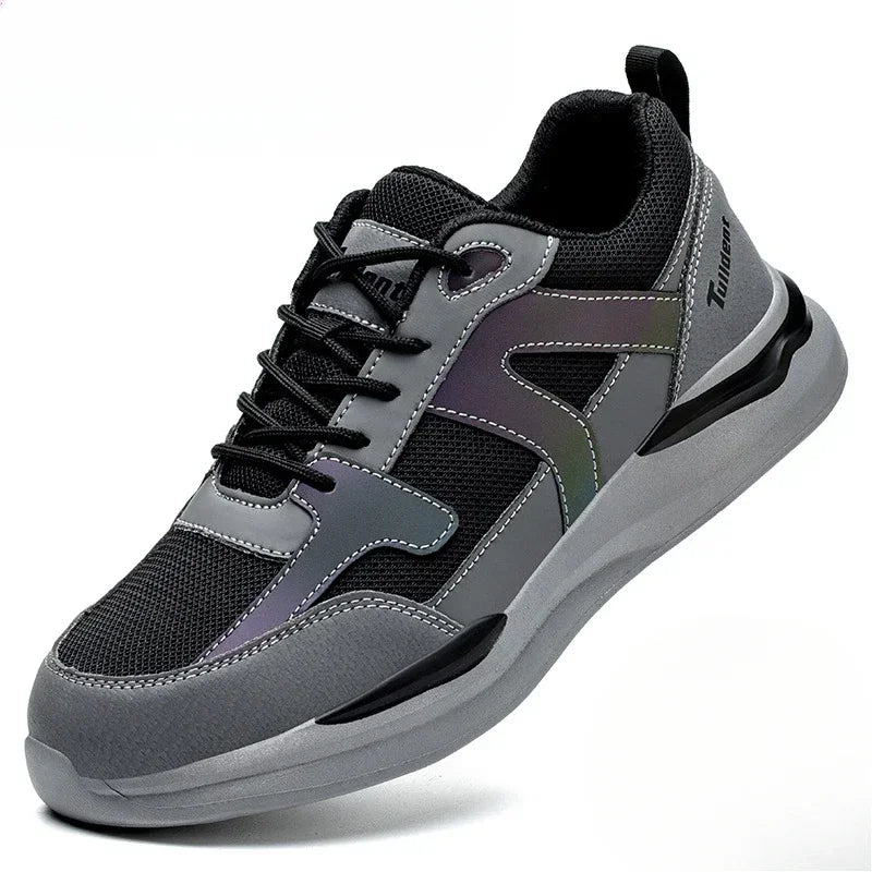 Men's Steel Toe Safety Work Sneakers — Puncture-Proof