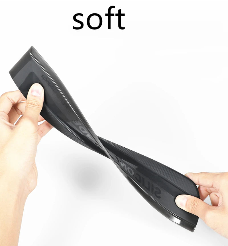 Soft Silicone Car Squeegee — Non-Scratch Window Wiper & Water Drying Blade for Car & Home Glass