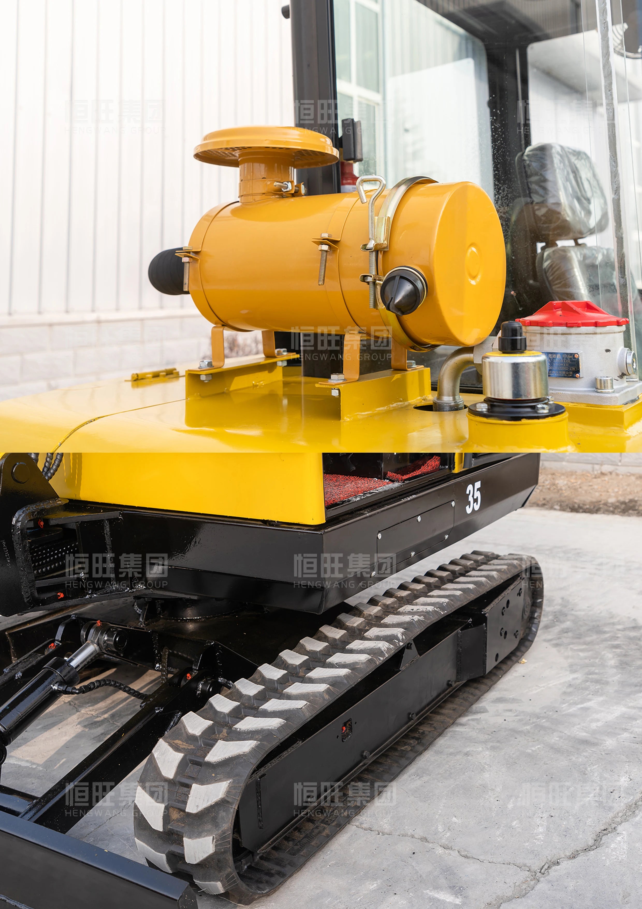 Mini Excavator 3.5 Ton Digger EPA/CE 1 Euro Crawler Excavator For Home Diesel Agricultural Tractor Chinese Sale Diggers Custom