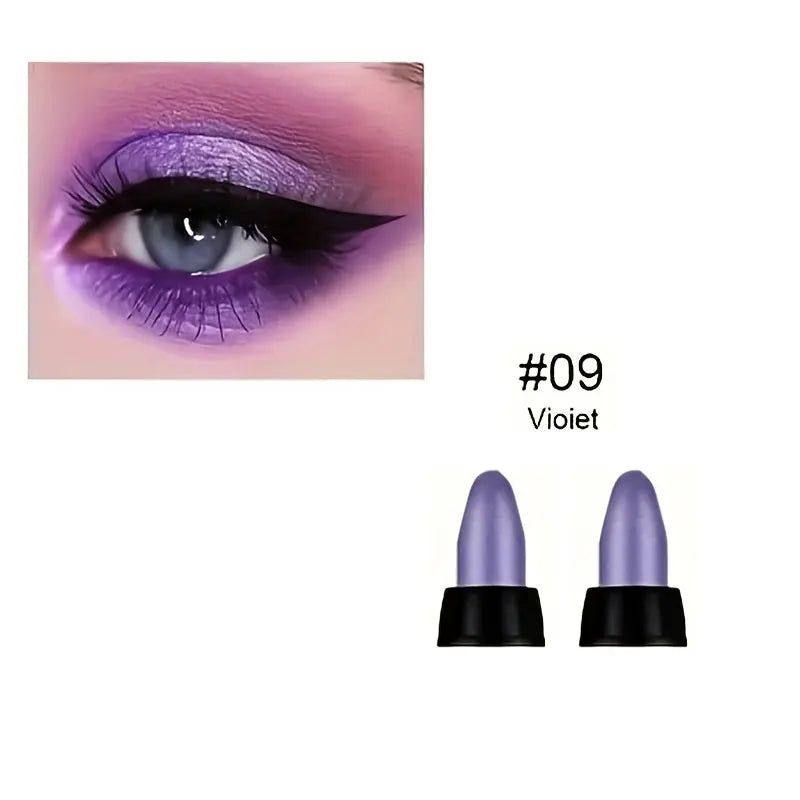 16-Color Pearlescent Glitter Eyeliner Set — Waterproof Long-Lasting