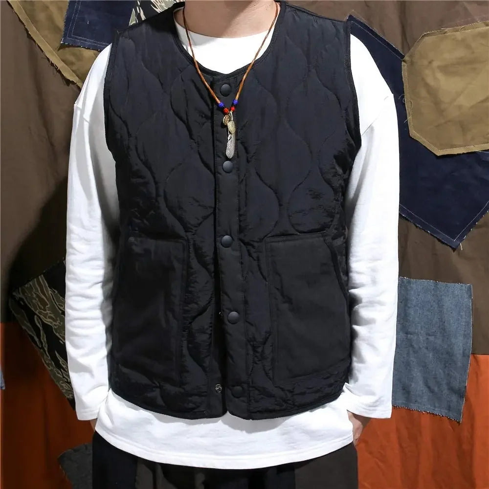 Men's Quilted Padded Work Vest