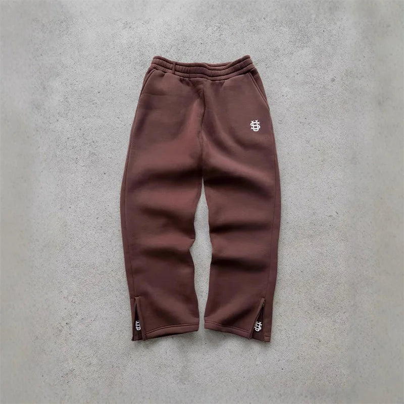 Y2K High Street Drawstring Sweatpants — Hip-Hop Rap Casual Trousers Unisex