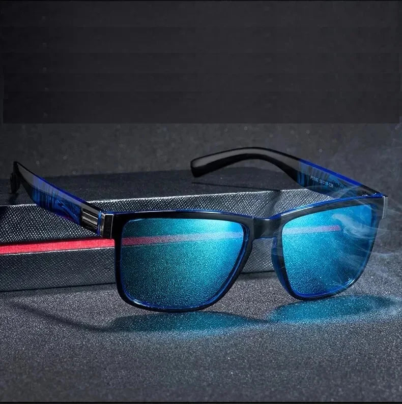 Fashionable Vintage Square Sunglasses | Luxury Designer Driving Fishing Eyewear for Men & Women