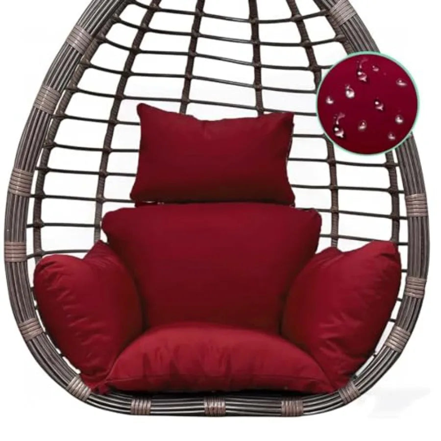 Egg Chair Cushion — Thick Hanging Chair Seat Pad for Indoor & Outdoor Use