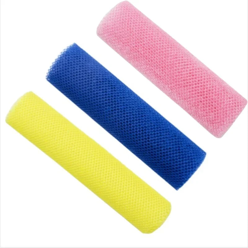 Exfoliating African Net Bath Sponge – Double-Sided Loofah Washcloth Shower Scrubber for Smooth Skin