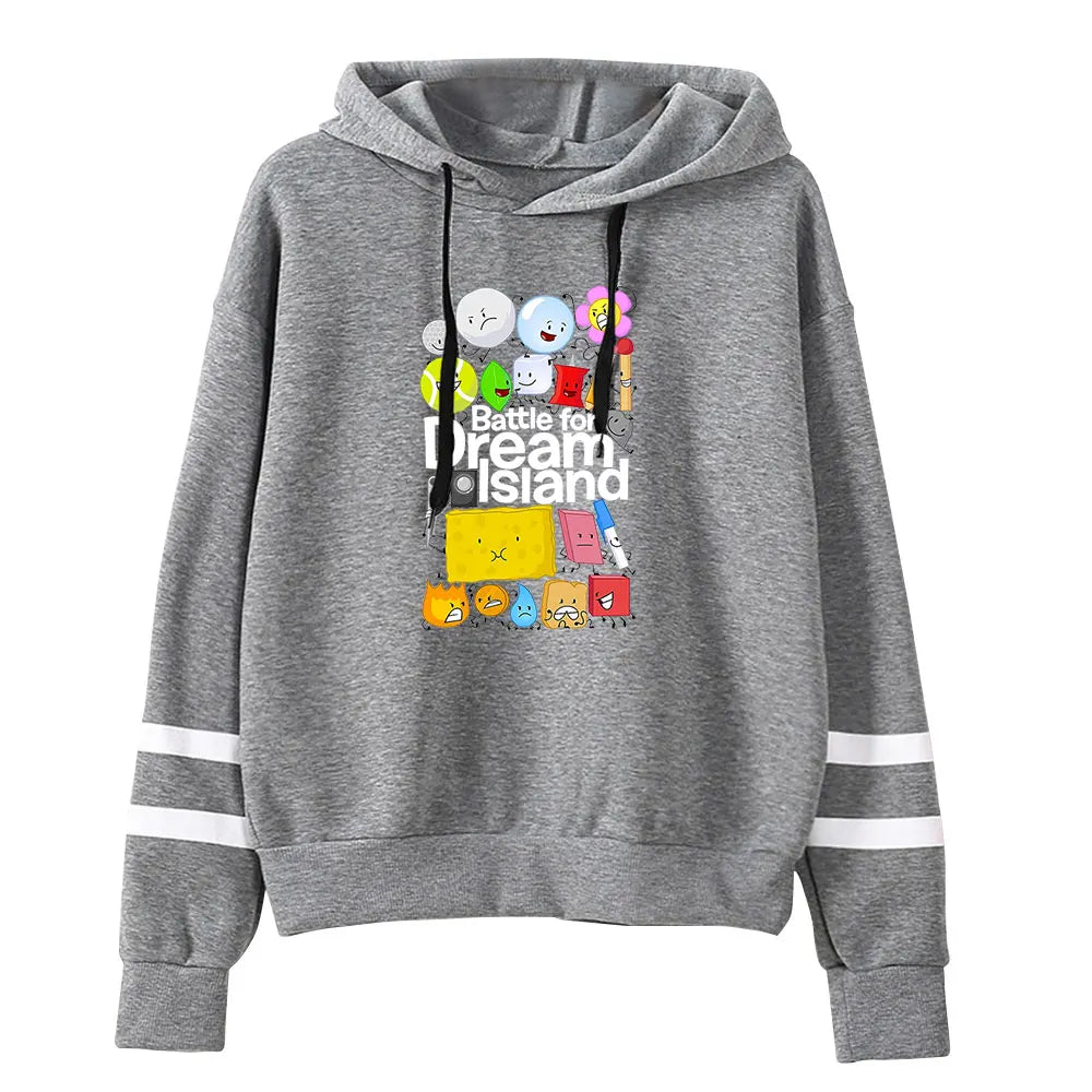 BFDI Battle for Dream Island Pullover Hoodie — Jacknjellify Fan Merch Sweatshirt