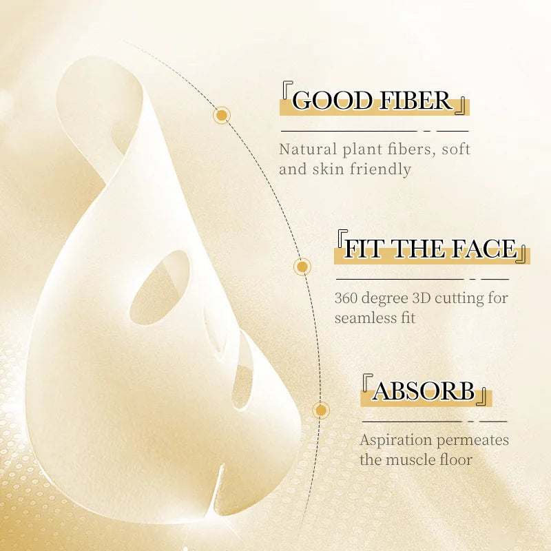 SADOER 24K Gold Vitamin C Hydrating Face Masks — Multi-Pack